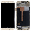 AMOLED Material LCD Screen and Digitizer Full Assembly With Frame for ZTE Axon 7 A2017 A2017U A2017G(Gold)