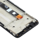 Original LCD Screen and Digitizer Full Assembly With Frame for Nokia C2(Black)