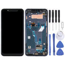 LCD Screen and Digitizer Full Assembly With Frame for LG G8s ThinQ LMG810, LM-G810, LMG810EAW(Black)