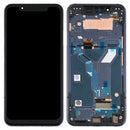 LCD Screen and Digitizer Full Assembly With Frame for LG G8s ThinQ LMG810, LM-G810, LMG810EAW(Black)