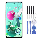 LCD Screen and Digitizer Full Assembly With Frame for LG Q92 5G (Black)