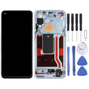 LCD Screen and Digitizer Full Assembly With Frame for OnePlus 8T(5G) KB2001 KB2000 KB2003 (Blue)