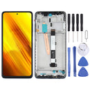 Original LCD Screen and Digitizer Full Assembly With Frame for Xiaomi Poco X3 NFC / Poco X3 (Black)