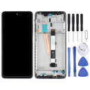 Original LCD Screen and Digitizer Full Assembly With Frame for Xiaomi Poco X3 NFC / Poco X3 (Black)