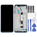 Original LCD Screen and Digitizer Full Assembly With Frame for Xiaomi Poco X3 NFC / Poco X3(Blue)