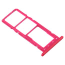 SIM Card Tray + SIM Card Tray + Micro SD Card Tray for Motorola Moto E6 Plus/Moto E6s (2020)/AGA0004/PAGA0004IN/PAGA0033IN/PAGA0033 (Red)
