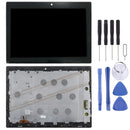 LCD Screen and Digitizer Full Assembly With Frame for Lenovo Miix 320 10ICR(Black)