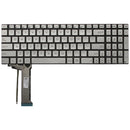 US Version Keyboard with Keyboard Backlight for Asus GL552 GL552J GL552JX GL552V GL552VL GL552VW N552VW N552VX G771JM G771JW(Silver)