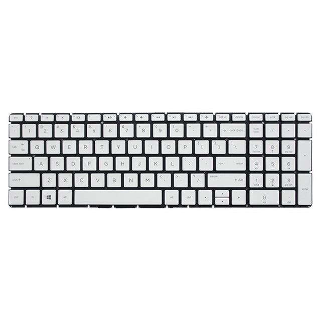 US Version Keyboard for HP 15-BS 15-BS000 15-BS100 15-BS500 15-BS600 15Q-BD 15-CC 17G-BR 15-BS004TX 15-BW (Silver)