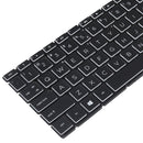 US Version Keyboard with Keyboard Backlight for HP 15-DA 15-DA0002DX 15-DA0008CA 15-DB 15-DB0003CA TPN-C135 TPN-C136 (Black)