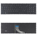 US Version Keyboard with Keyboard Backlight for HP 15-DA 15-DA0002DX 15-DA0008CA 15-DB 15-DB0003CA TPN-C135 TPN-C136 (Black)
