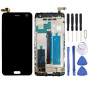 LCD Screen and Digitizer Full Assembly with Frame For ZTE Blade V8 BV0800 (Black)