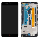 LCD Screen and Digitizer Full Assembly with Frame for ZTE Nubia Z17 mini NX569J NX569H (Black)