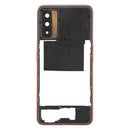 Middle Frame Bezel Plate for OPPO Realme V15(Orange)