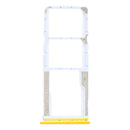 SIM Card Tray + SIM Card Tray + Micro SD Card Tray for Xiaomi Poco M3 M2010J19CG M2010J19CI (Yellow)