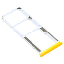 SIM Card Tray + SIM Card Tray + Micro SD Card Tray for Xiaomi Poco M3 M2010J19CG M2010J19CI (Yellow)