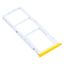 SIM Card Tray + SIM Card Tray + Micro SD Card Tray for Xiaomi Poco M3 M2010J19CG M2010J19CI (Yellow)