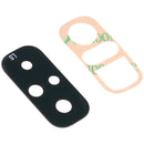 10 PCS Back Camera Lens for Xiaomi Redmi Note 10 4G M2101K7AI M2101K7AG(Black)