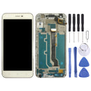 LCD Screen and Digitizer Full Assembly with Frame for Vodafone Smart Ultra 6 VF-995N VF995N (White)