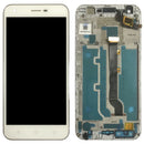 LCD Screen and Digitizer Full Assembly with Frame for Vodafone Smart Ultra 6 VF-995N VF995N (White)
