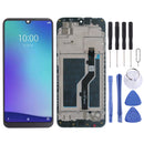 LCD Screen and Digitizer Full Assembly with Frame for ZTE Blade A5 2020 (Black)