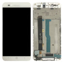 LCD Screen and Digitizer Full Assembly with Frame for ZTE Blade A610 / A610C / A612 (White)