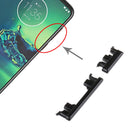 Power Button and Volume Control Button for Motorola Moto G8 Plus XT2019 XT2019-2 (Black)