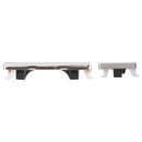 Power Button and Volume Control Button for Motorola Moto One Action XT2013-1 XT2013-2 XT2013-4 (Silver)