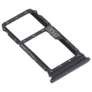 SIM Card Tray + Micro SD Card Tray for Motorola Moto G8 Plus XT2019 XT2019-2 (Black)