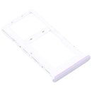 SIM Card Tray + SIM Card Tray / Micro SD Card Tray for Motorola Moto G10 XT2127-2 (Silver)