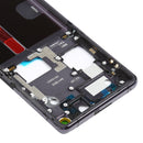 Original Front Housing LCD Frame Bezel Plate for OPPO Find X2 Pro CPH2025 PDEM30 (Black)