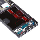 Original Front Housing LCD Frame Bezel Plate for OPPO Find X2 Pro CPH2025 PDEM30 (Black)