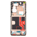 Original Front Housing LCD Frame Bezel Plate for OPPO Find X2 Pro CPH2025 PDEM30 (Gold)