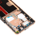 Original Front Housing LCD Frame Bezel Plate for OPPO Find X2 Pro CPH2025 PDEM30 (Gold)