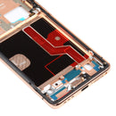 Original Front Housing LCD Frame Bezel Plate for OPPO Find X2 Pro CPH2025 PDEM30 (Gold)