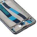 Original Front Housing LCD Frame Bezel Plate for Xiaomi Mi 11 Lite 4G M2101K9AG(Black)