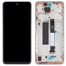Original LCD Screen and Digitizer Full Assembly with Frame for Xiaomi Redmi Note 9 Pro 5G / Mi 10T Lite 5G M2007J17C M2007J17G (Rose Gold Beach)