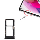 SIM Card Tray + Micro SD Card Tray for Motorola Moto G Stylus (Black)