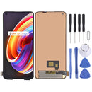 Original Super AMOLED Material LCD Screen and Digitizer Full Assembly for OPPO Realme X7 Pro RMX2121 RMX2111(Black)