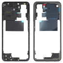 Middle Frame Bezel Plate for Xiaomi Redmi Note 10 M2101K7AI M2101K7AG(Black)