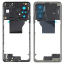 Middle Frame Bezel Plate for Xiaomi Redmi Note 10 Pro Max / Redmi Note 10 Pro / Redmi Note 10 Pro (India) M2101K6P M2101K6G M2101K6I(Black)