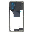 Middle Frame Bezel Plate for Xiaomi Redmi Note 10 Pro Max / Redmi Note 10 Pro / Redmi Note 10 Pro (India) M2101K6P M2101K6G M2101K6I(Black)