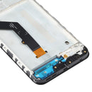 LCD Screen and Digitizer Full Assembly with Frame for Motorola Moto E7 Plus XT2081-1(Black)