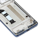 LCD Screen and Digitizer Full Assembly with Frame for Motorola One Action XT2013-1 XT2013-2 XT2013-4 (Blue)