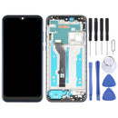 LCD Screen and Digitizer Full Assembly with Frame for Motorola Moto E (2020) (Blue)