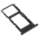 SIM Card Tray + SIM Card Tray / Micro SD Card Tray for Honor 9S (Black)