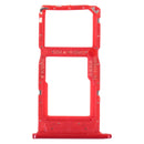 SIM Card Tray + SIM Card Tray / Micro SD Card Tray for Honor 9S (Red)