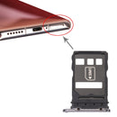 SIM Card Tray + NM Card Tray for Huawei P40 Pro (Black)