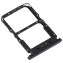 SIM Card Tray + NM Card Tray for Huawei Nova 5 Pro (Black)