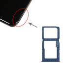 SIM Card Tray + SIM Card Tray / Micro SD Card Tray for Huawei Nova 4e(Blue)